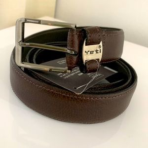 Yeti NIB Men’s Genuine Leather Brown Belt